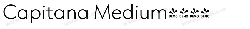 Capitana Medium字体转换